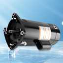 USQ1202 2HP Pool Pump Motor 48Y Frame, 230V, 3450 RPM Compatible with A.O. Smith Century Pool Pump Motors with Square Flange for Various Above Ground and Underground Swimming Pools