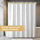 Metal Shower Curtain Hooks, Rust-Resistant Hooks for Shower Curtain Rods, Set of 12, Beautifully Designed Bathroom Curtain Decor (Gold)