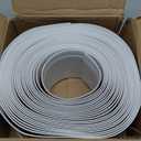 Vinyl Wall Base Baseboard Molding Trim 4" Flexible Self Adhesive Rubber Wall Base Moulding Trim Peel and Stick Design(40Ft, White)