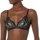 Wolford Women's Belle Fleur Adjustable Triangle Neck Wirefree Bra (Black) XS