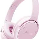Bose QuietComfort Headphones - Wireless Bluetooth Headphones, Active Over Ear Noise Cancelling and Mic, USB-C Charging, Deep Bass, Up to 24 Hours of Playtime, Petal Pink - Limited Edition Color