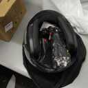 Open Face 3/4 Motorcycle Helmets for Adult Men Women, DOT Approved Dual Visor Street Bike Racing Helmet, Motorbike ATV Moped Cruiser Helmet with Gloves & Mask (Large, Matte Black Glod)