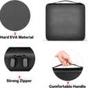 Comecase 15 Slots Watch Box Organizer/Men Watch Display Storage Case Fits All Wristwatches and Smart Watches up to 42mm - Black