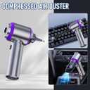 houscly Car Vacuum Portable Cordless 20000PA High Power 4-in-1 Compressed Air Duster & Air Blower & Pump Hand Held Vacuum with Brushless Motor for Car, Home, Office,Camping Ideal Gifts for Men & Women