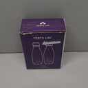 Insulated Water Bottle, 2 Pack-12oz Stainless Steel Water Bottles with straw lid, Metal Sports Water Bottles for Boys,Girls, Double Wall Vacuum BPA-Free Flask for School,Sports (Pink-Green)