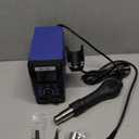 WEP 2009D-II Hot Air Soldering Station, Hot Air Rework Station with Detachable Soldering Heat Gun, 4 Preset Channels, Digital LED Display, Adjustable Temperature 212-896F, PID Temp Stabilization