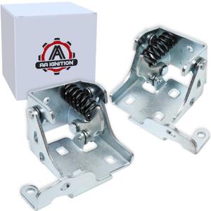 AA Ignition Front Lower Left and Right Door Hinge 1 Pair Replacement Compatible with Chevy, GMC & Cadillac - Silverado, Tahoe, Sierra, Suburban, Yukon, XL - Replaces 20969645, 20969646, 15877405