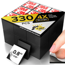 Hyper-Sticky Magnets with Adhesive Backing - 330pcs 0.8x0.08 Strong Magnetic Squares for Whiteboard Fridge - Easy-to-Cut Stickers for Planning and Organization - Teacher Must Have - Teacher Supplies