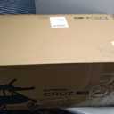 UPPAbaby Cruz V3 Stroller - from Birth + Car Seat Compatible - Full-Size, Reversible Seat - Infant Insert, Bug and Rain Shields Included - Callum (Stone Blue/Silver Frame/Sand Leather)