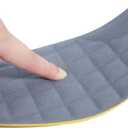 Full Length Thick Memory Foam Shoes Insert with Arch Support - Premium Cushioning Orthopedic Comfort Shoe Insoles for Heel Pain & Plantar Fasciitis, Running, Hiking, Working Men & Women (9, Grey)