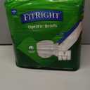 FitRight Ultra Adult Diapers, Disposable Incontinence Briefs, Leak-Proof Diaper, Absorbent Briefs For Men and Women, Maximum Protection, Medium, 32 44 in, 20 Briefs Per Bag