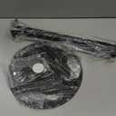 Plant Risers for Inside Pots, Adjustable Height 12-22" Metal Planter Lift Inserts Fillers Risers for Indoor Outdoor Large Tall Taper Planter Flower Pot (6" Base,8" Top,Black)