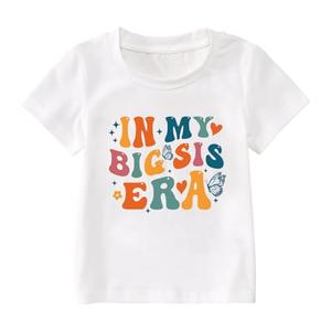 Big Sister Shirt for Girls: Girls Big Sister Shirt Promoted to Big Sister Tshirt Big Sis Announcement Outfit Top, 90