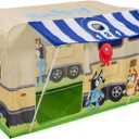 BLUEY Camping Activity Fort | Indoor and Outdoor Play House Toy for Kids | Includes Five Activities a Puppet Theater and Working Light
