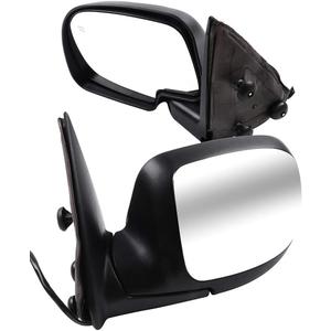 ECCPP Door Mirrors High Performance Pair View Mirrors Replacement Set Automotive Mirrors with Power Adjusted Heated Manual Folding for 1999-2002 For Chevy Silverado For GMC Sierra Yukon XL Chrome
