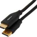 Amazon Basics DisplayPort (Source) to HDMI (Display) Cable, Uni-Directional, 3 Foot, Black