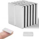 12 Pack Neodymium Bar Magnets, 20x10x2mm Strong Permanent Rectangle Rare Earth Magnets for Fridge, Whiteboard, DIY, Crafts and Office