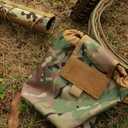 2 x Xndsevo - Dump Pouch Tactical Belt Molle Mag Pouches, Roll Up Foldable Recovery Utility Magazine Tool Waist Storage Bag (desert)