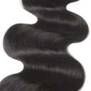 Human Hair Bundles Body Wave Bundles 12 14 16 inch #1B Body Wave Unprocessed Human Hair Bundle Natural Black Color