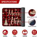 pinata Chirstmas Door Mat 17x29 Inch, Merry Chirstmas Doormat Outdoor, Red Welcome Mats Rug for Front Door Decorations Indoor