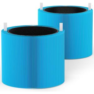 2 Pack Blue Pure Mini Max AllergenBlock Filter Compatible with Blue Pure Mini Max Air Puri-fier, Activated Carbon Filter