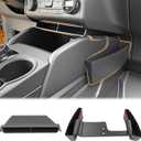Center Console Organizer Compatible with 2021-2024 Ford Bronco Sport/2020-2024 Ford Escape Shifter Storage Box Gear Shifter Insert Tray for Bronco Sport/Escape Accessories(Shifter+Insert Tray)