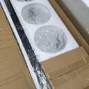 Bathroom Light Fixtures-Matte Black Vanity Lights for Bathroom, Modern Black Vanity Lights 3-Light Bathrooms Lighting Fixtures Over Mirror with Clear Glass Shade