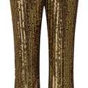 GRACE KARIN Girls Sequin Pants Sparke Trouser Glitter Dance Bell Bottoms 5-14