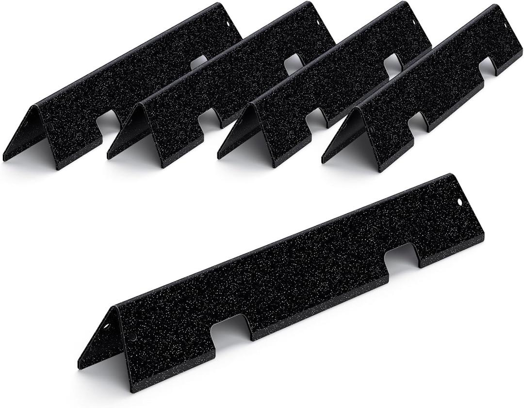 WEMEIKIT 67046 7636 Flavorizer Bars for Weber GS4 Spirit 2 Grill Parts, Replacement for Weber GS4 Spirit II & I 300, E/S-310 320 Parts, 16 GA Porcelain-enameled, Weber GS4 Grill Flame Guards 15.3