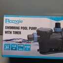 BOMGIE In/Above Ground Pool Pump, High Flow Powerful Self Priming Pool Pump with Timer,1.5 HP 5400GPH 115V -1