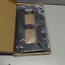 License Plate Frame Bracket Compatible with Toyot@ Tacoma 2024 2025,ABS Tag Frame Front Bumper License Plate Holder Mount Adapter Relocation Kit Accessories 1PCS (Black)