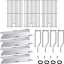 Replacement Parts for Jenn Air 720-0337 Grill 4 Burner, Grill Grates & Flame Spreader & Burner and Igniter Kit for Jenn Air Model 720-0337, Grill Replacement Parts for Jenn Air 720-0337