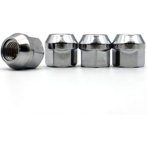 Orion Motor Tech 1/2x20 Lug Nuts, 1/2''-20 Wheel Lug Nuts, Chrome, (Set Of 20)