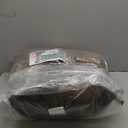 Klear Vu Omega Non-Slip Rocking Chair Cushion Set, Assembled in USA, Thick Padding & Tufted Design, Includes Seat Pad & Back Pillow with Ties, 17x17 Inches, 2-Piece Set, Tyson Chocolate