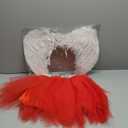2 Pieces Cupid Halloween Women Costume Accessory Set, Halloween Red Women Costume Bow and Arrow Tutus Skirt Wings