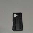 FNTCASE for iPhone 17 Phone Case: Military Grade Drop Proof Protection Mobile Cover with Kickstand | Matte Textured Rugged Shockproof TPU | Protective Sturdy Phone Case - 6.3 inch Black