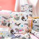 Yarcony Girl Baby Shower Wrapping Paper, Pink Kid Birthday Gift Wrapping Paper, Reversible Girly Ocean-Themed Whale Rainbow New Baby Gift Wrap for 1st Birthday, Children Celebration(17 Inch X 33 Feet)