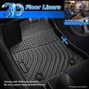 Cartist Floor Mats for Chevy Tahoe & GMC Yukon 2007-2014 (Not for Yukon XL), All Weather Floor Mat for Tahoe Accessories, Heavy Duty Car Mats, Car Accessories