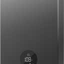 27kW Tankless Water Heater Electric, APUS 240V On Demand Instant Hot Water with Memory Function & LED Display, Energy-Saving Whole Home Water Heating System, Up to 6.5 GPM and Space Saving Design,Gray