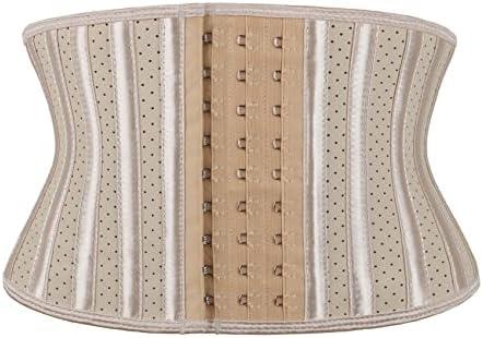 Atbuty Super Short Torso Waist Trainers Cincher Corset Tummy Shaper Slimming Latex Girdle XS