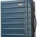 Samsonite Omni 2 Hardside Expandable Spinner Wheel Luggage, Checked Medium 24 in, Nova Teal