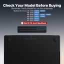 Soonjet CrackGuard for MacBook Pro 14 inch Case | M5 M4 M3 M2 M1 Pro/Max 2026-2021 | Anti-Crack Upgrade | 100% Match Official Color | Protective Hard Shell Laptop Cover | Space Black Clear