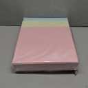 SUNEE 3 Ring Binders 2 Inch 4 Pack, Clear View Binder Three Ring PVC-Free (Fit 8.5x11 Inches) for School or Office Supplies, Assorted Pastel