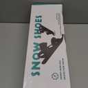 Mini Short Ski Skates for Snow, 2026 Upgraded Skis for Winter Shoes Short Snowskates Snowblades Skiboards, Adjustable Short Mini Ski Skates for Snow Winter Sport (Black)