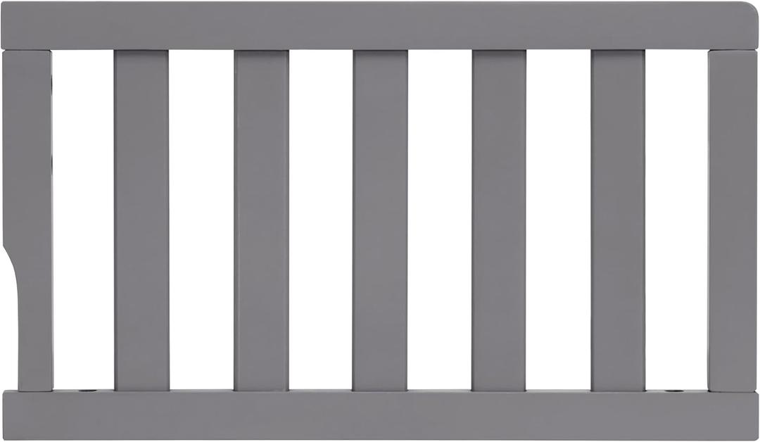 Dream On Me Tiana Convertible Crib Toddler Guard Rail, New Zealand Pinewood, Carbon Grey  21x13 Inch (Pack of 1)