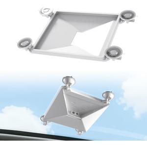 RVMARINEPAT Starlink Mini Mount Suction Mount 2 in 1 Protect Cover Starlink Mini Accessories for Car Sunroof Window RVs (White Silicon)