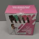 Resistance Bands with Handles for Women, 5 Level Exercise Bands Workout Bands for Physical Therapy, Yoga, Pilates, Door Anchor, Storage Pouch (10-100 LBS Colour)