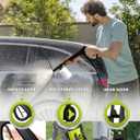 Jet Nozzle High Pressure Hose Nozzle for Garden Hose for Car Washing, Garden Cleaning, Patio