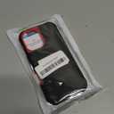 SunStory Magnetic for iPhone 16 Case with HD Screen Protector, Compatible with MagSafe, 3-Layer Heavy Duty Full-Body Cover, 3 in 1 Hybrid Protective Case for iPhone 16 6.1",BlackRed