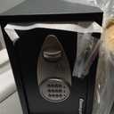 SentrySafe X055 Security Safe with Digital Keypad, 0.5 Cubic Feet (Medium), Black, Size: 0.5 Cubic Feet, 
Exterior: 13.8 inch W x 10.6 inch D x 8.7 inch H; Interior: 13.6 inch W x 8.7 inch D x 8.5 inch H; Medium 0.58 cubic foot capacity; Weighs: 14 pounds